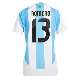 Dámské fotbalový oblečení Argentina Cristian Romero #13 Domácí košile Copa America 2024 Krátkým Rukávem